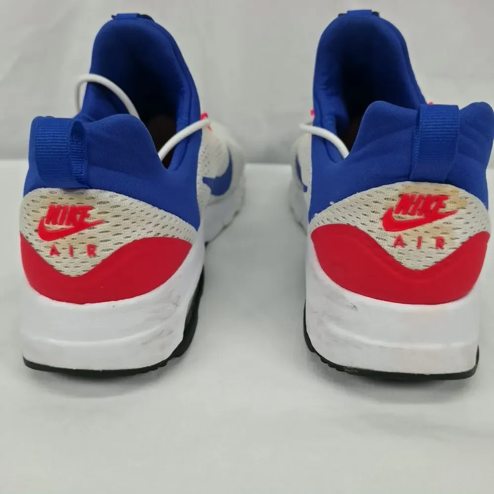 Nike Womens Air Max Motion Racer 2 Running Shoes White Blue Red Size 9.5